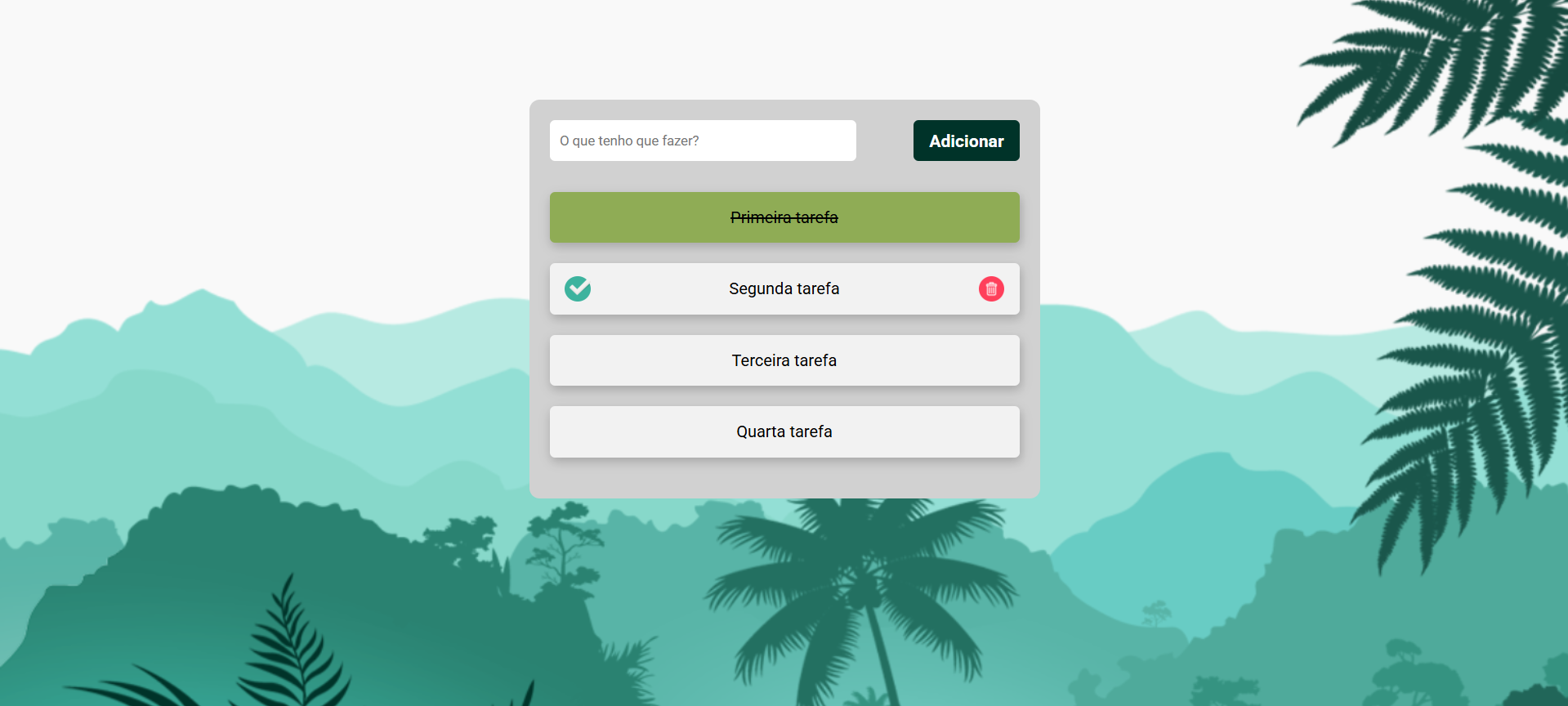 Projeto de um to-do list com JavaScript